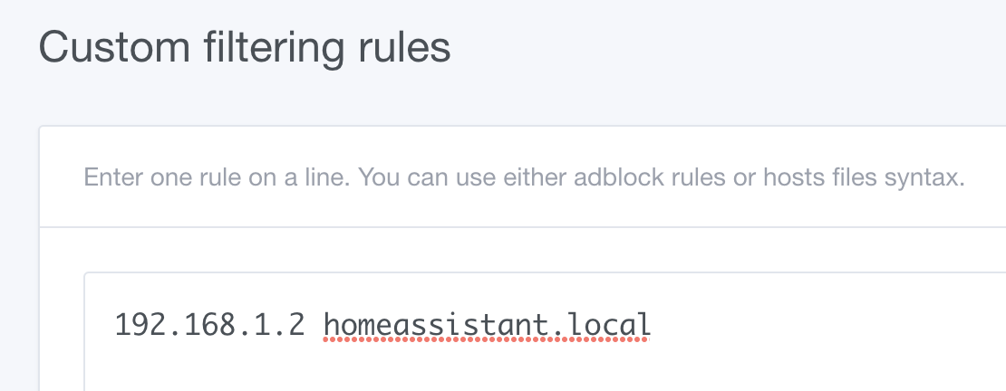 AdGuard custom filtering rules